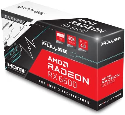 8GB GDDR6, AMD RDNA 2, (11310-01-20G)özellikli Safir Teknoloji Darbeli AMD Radeon RX 6600 Oyun Grafik Kartı