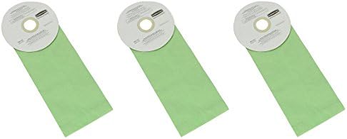Rubbermaid Ticari Yedek Kağıt Torba için 9VBP10 Sırt Çantası Elektrikli Süpürge, FG9VBPPB10 (3 Paket)