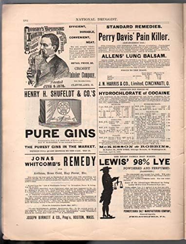 Ulusal Eczacı 6/4/1886-kokain reklamları - ishal ilacı-tarihi-nadir-VG