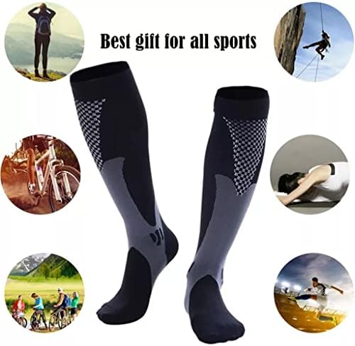 BFTGS varis çorabı Erkekler ve Kadınlar için En İyi Mezun Atletik Koşu için Uygun Uçuş Seyahat Dayanıklılığı Artırın Dolaşım