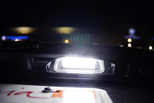 ıJDMTOY OEM-Fit 3 W Tam LED plaka ışık kiti İle Uyumlu Scion FR-S Toyota 86 Subaru BRZ Impreza WRX STı Legacy Crosstrek Ascent,