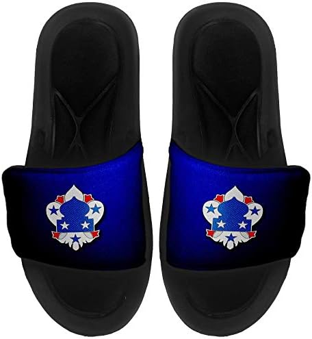 ExpressİtBest Yastıklı Slide-On Sandalet / Erkekler, Kadınlar ve Gençler için Slaytlar - 1. ABD Ordusu, DU