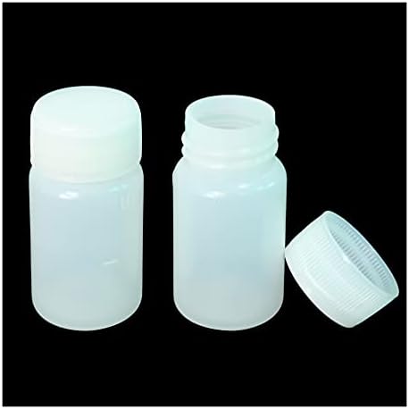 Tegg PE Reaktif Şişesi 50 ADET 10 ml PE Plastik Kimyasal Konteynerler Örnek Sızdırmazlık Sıvı Ilaç Şişeleri