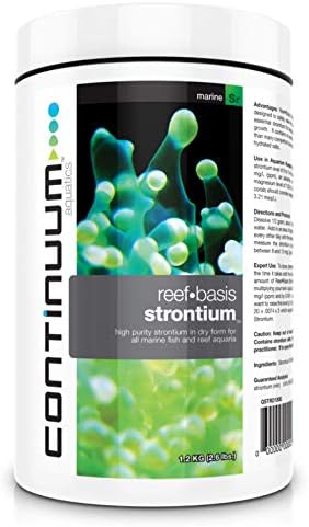 Continuum Aquatics Reef Basis Stronsiyum-Deniz Balıkları ve Resif Tuzlu Su Akvaryumları için Stronsiyum Tozu