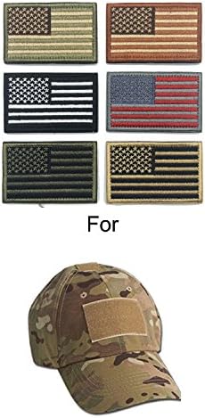 WZT paket 6 adet Amerikan bayrağı taktik moral askeri yama seti