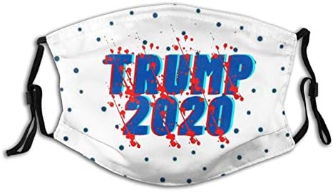 Anti-Toz Trump 2020 Ağız Kol Bandanalar Ağız Guard Kullanımlık Yıkanabilir Filtre Ile Unisex Hediye