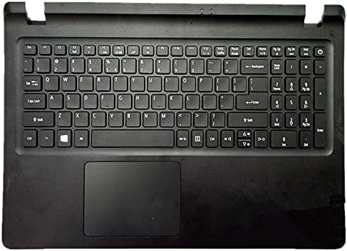 Laptop Üst Kılıf Kapak C Kabuk ve Klavye ve Touchpad için ACER Aspire ES1-523 Siyah ABD ingilizce Düzeni