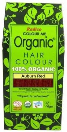 RADİCO - %100 Doğal Saç Rengi-Kumral Kırmızı-Gri Saçları Örter-Korur ve Besler-Ecocert sertifikalı-100 gr