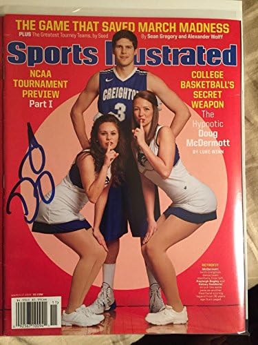 Doug McDermott İmzalı İmza Sports Illustrated Indiana Pacers Creighton-İmzalı NBA Dergileri