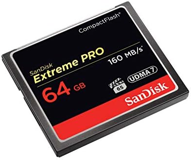 SanDisk Extreme PRO 64 GB Kompakt Flash Bellek Kartı UDMA 7 Hız kadar 160 MB / s-SDCFXPS-064G-X46 & 64 GB Extreme PRO SDXC UHS-I