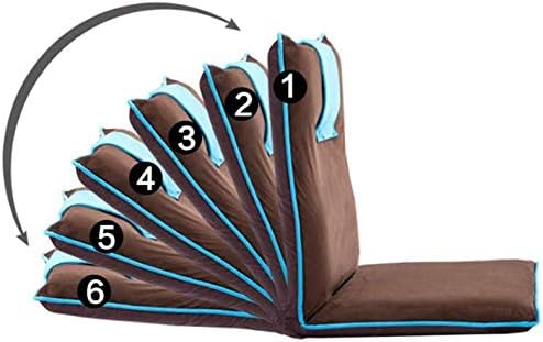 JİGUANG Saksı Raf Tembel Kanepe Bilgisayar Arkalığı Sandalye Tatami Sandalye Katlanabilir Bacaksız Sandalye Fasulye Torbası(Renk:
