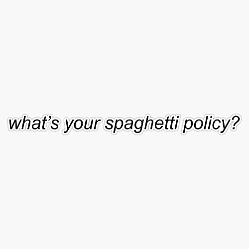Spagetti politikanız nedir?Philadelphia'da Her Zaman Güneşli (Kupalar, Çıkartmalar ve daha fazlası) Etiket Tampon Çıkartması