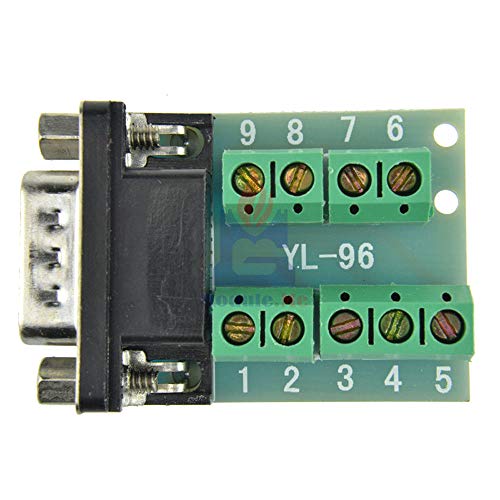 DB9 Erkek Adaptör Sinyalleri Terminalleri Modülü RS232 Seri Terminal DB9 Konnektör Kartı