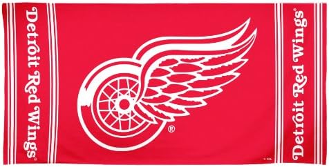NHL Detroit Red Wings 30 x 60 Fiber Reaktif Plaj Havlusu