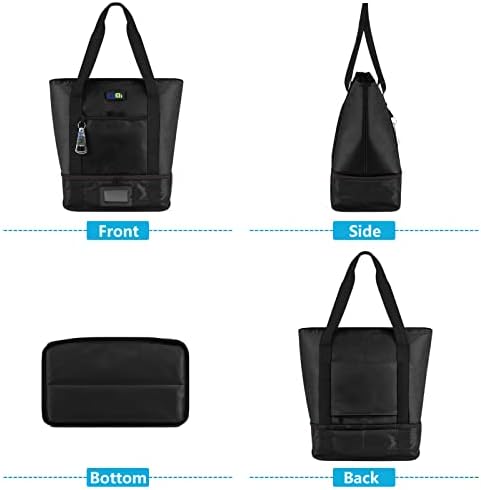 ıceMı Yalıtımlı Soğutucu Çanta Tote Çanta Kullanımlık Bakkal çantası Termal Köpük Yalıtım Sızdırmaz Gıda Dağıtım Çantası