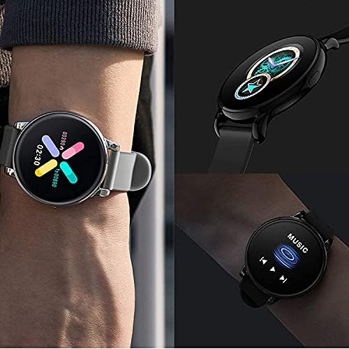 Akıllı saat, Spor Izci ile nabız monitörü, Etkinlik Izci Pedometre, 1.09 İnç Renkli Ekran Adım Sayacı Smartwatch, IP67 Su Geçirmez