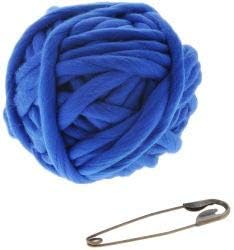 Kalın İplik Örme için Set Knitberry Üçgen Eşarp, Renk: Mavi