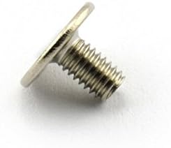 LQ Endüstriyel 12 Takım 7x9x9mm Chicago Vidalar Gümüş Yuvarlak Phillips Kafa Düğmesi Damızlık Vidalar Tırnak Perçin DIY Deri