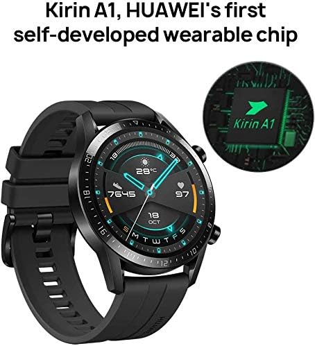 HUAWEİ saat GT 2 2019 bluetooth akıllı saat, Spor GPS 14 Gün Çalışma Spor Izci, kan oksijen monitörü nabız monitörü Su Geçirmez