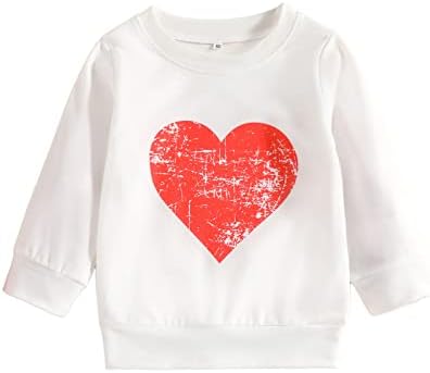 Rahat Aile Eşleştirme Hoodies Kazak Tops Toddler Erkek Bebek Kız Kadın Erkek sevgililer Günü Kalp T-Shirt Kıyafet