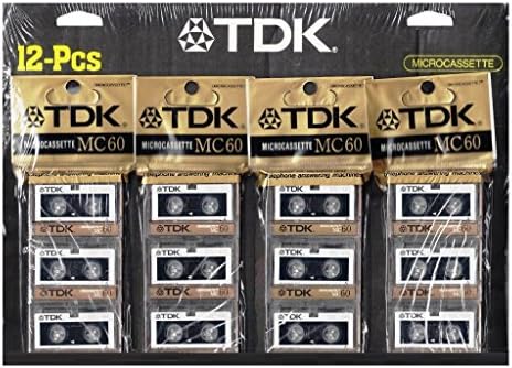 TDK MC60 12'li Paket Mikro Kaset Kayıt Bandı