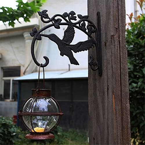 dsbjy Vintage Sinek Kuşu Şube Tasarım Dökme Demir Ev Bahçe Duvara Monte Saksı Sepeti Asılı Kanca Tutucu Raf