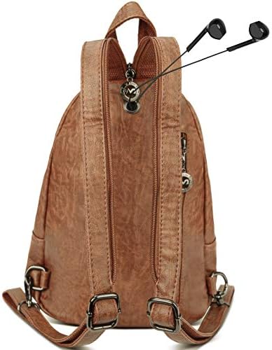 Ayarlanabilir omuz askısı ile kadın moda PU deri sırt çantası için küçük sırt çantası çanta