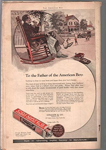 Amerikalı Çocuk 7/1923-Schoonover korsan kapağı-macera-pulp fiction-G