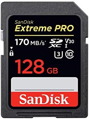 SanDisk Extreme Pro Hafıza Kartı Nikon D3400 ile Çalışır, D3300, D750, D5500, D5300, D500, AW130, W100, L840, A900, P530 Dijital