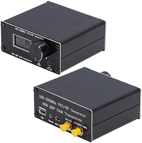 SDR QRP HF Alıcı-verici, 10 K-220 MHz Değişken Frekans Osilatör ile USB Veri Kablosu ve 20 Bant Hafızalı, yüksek Doğruluk AMATÖR