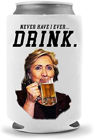 Siyasi Bira Komik Coolie-Bill Clinton Ot / Şaka İçecekler / Trump Bira İçecek Tutucu / Zanaat Bira Hediyeler / Kalite Neopren