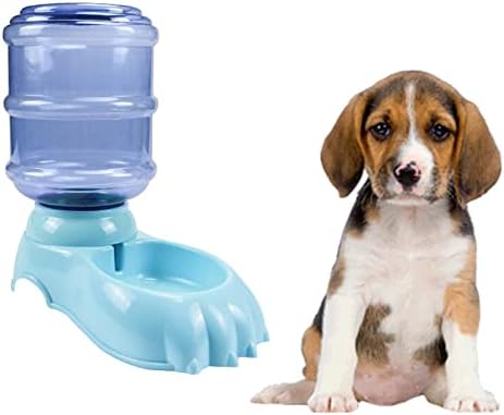 MagiDeal Otomatik Pet Besleyici, 3.8 L Kedi Köpek Besleyici Pet Gıda Dağıtıcı Tiryakisi Waterer Kediler Köpekler Hayvanlar için