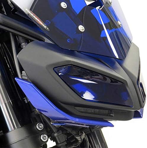 Motosiklet Ön far camı Kapak koruyucu güvenlik Başkanı ışık Koruyucu Yamaha MT-09 FZ-09 2017-2018 (Mavi)
