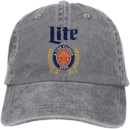 Miller-Lite-Bira Şapka Unisex beyzbol şapkası kovboy şapkası Baba Şapka kamyon şoförü şapkası Ayarlanabilir Spor güneş şapkası